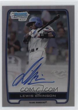 2012 Bowman Draft Picks & Prospects - Chrome Draft Picks Autographs - Refractor #BCA-LB - Lewis Brinson