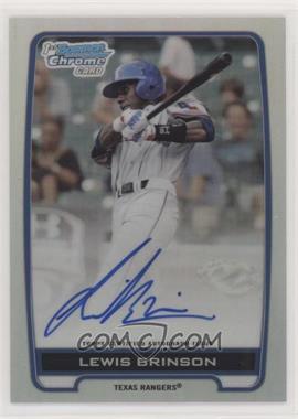 2012 Bowman Draft Picks & Prospects - Chrome Draft Picks Autographs - Refractor #BCA-LB - Lewis Brinson