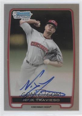 2012 Bowman Draft Picks & Prospects - Chrome Draft Picks Autographs - Refractor #BCA-NT - Nick Travieso