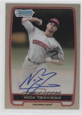 2012 Bowman Draft Picks & Prospects - Chrome Draft Picks Autographs - Refractor #BCA-NT - Nick Travieso