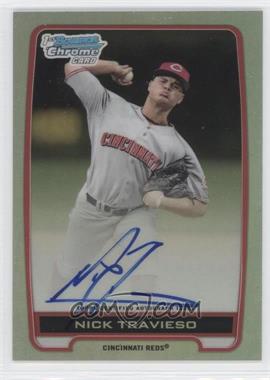 2012 Bowman Draft Picks & Prospects - Chrome Draft Picks Autographs - Refractor #BCA-NT - Nick Travieso