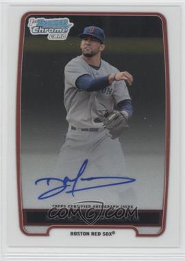 2012 Bowman Draft Picks & Prospects - Chrome Draft Picks Autographs #BCA-DM - Deven Marrero