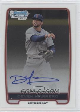 2012 Bowman Draft Picks & Prospects - Chrome Draft Picks Autographs #BCA-DM - Deven Marrero