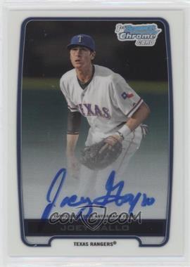 2012 Bowman Draft Picks & Prospects - Chrome Draft Picks Autographs #BCA-JG - Joey Gallo