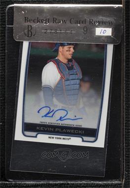 2012 Bowman Draft Picks & Prospects - Chrome Draft Picks Autographs #BCA-KP - Kevin Plawecki [BRCR 9]