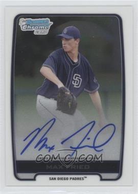 2012 Bowman Draft Picks & Prospects - Chrome Draft Picks Autographs #BCA-MF - Max Fried