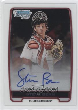 2012 Bowman Draft Picks & Prospects - Chrome Draft Picks Autographs #BCA-SB - Steve Bean