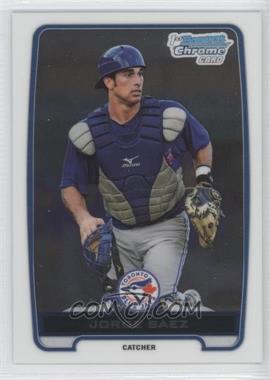 2012 Bowman Draft Picks & Prospects - Chrome Draft Picks #BDPP132 - Jorge Saez