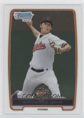 2012 Bowman Draft Picks & Prospects - Chrome Draft Picks #BDPP135 - Nicholas Grim