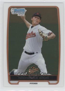 2012 Bowman Draft Picks & Prospects - Chrome Draft Picks #BDPP135 - Nicholas Grim