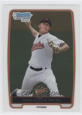 2012 Bowman Draft Picks & Prospects - Chrome Draft Picks #BDPP135 - Nicholas Grim