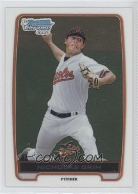 2012 Bowman Draft Picks & Prospects - Chrome Draft Picks #BDPP135 - Nicholas Grim