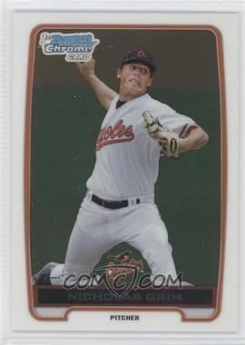 2012 Bowman Draft Picks & Prospects - Chrome Draft Picks #BDPP135 - Nicholas Grim