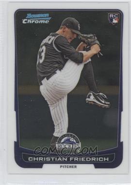 2012 Bowman Draft Picks & Prospects - Chrome #46 - Christian Friedrich