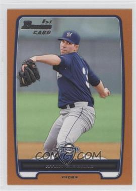 2012 Bowman Draft Picks & Prospects - Draft Picks - Orange #BDPP105 - Ryan Gibbard /250