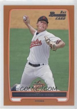 2012 Bowman Draft Picks & Prospects - Draft Picks - Orange #BDPP135 - Nicholas Grim /250