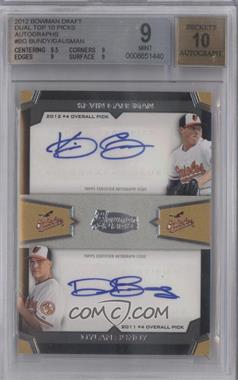 2012 Bowman Draft Picks & Prospects - Dual Top 10 Picks Autographs #TPA-BG - Dylan Bundy, Kevin Gausman /25 [BGS 9 MINT]