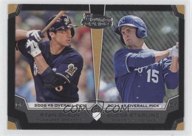 2012 Bowman Draft Picks & Prospects - Dual Top 10 Picks #TP-BS - Ryan Braun, Bubba Starling