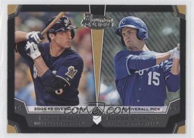 2012 Bowman Draft Picks & Prospects - Dual Top 10 Picks #TP-BS - Ryan Braun, Bubba Starling