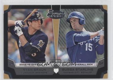 2012 Bowman Draft Picks & Prospects - Dual Top 10 Picks #TP-BS - Ryan Braun, Bubba Starling