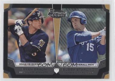 2012 Bowman Draft Picks & Prospects - Dual Top 10 Picks #TP-BS - Ryan Braun, Bubba Starling