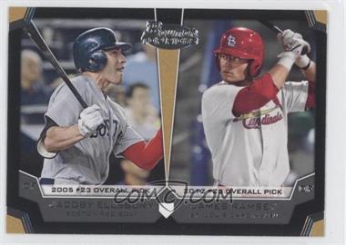 2012 Bowman Draft Picks & Prospects - Dual Top 10 Picks #TP-ER - James Ramsey, Jacoby Ellsbury