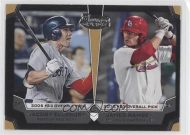 2012 Bowman Draft Picks & Prospects - Dual Top 10 Picks #TP-ER - James Ramsey, Jacoby Ellsbury