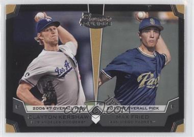 2012 Bowman Draft Picks & Prospects - Dual Top 10 Picks #TP-FL - Clayton Kershaw, Max Fried