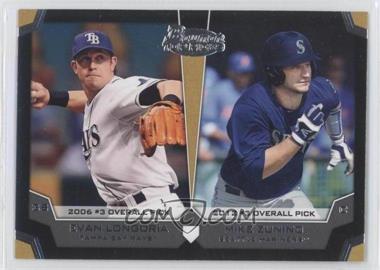 2012 Bowman Draft Picks & Prospects - Dual Top 10 Picks #TP-LZ - Evan Longoria, Mike Zunino