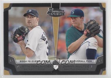 2012 Bowman Draft Picks & Prospects - Dual Top 10 Picks #TP-VH - Justin Verlander, Danny Hultzen