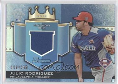 2012 Bowman Draft Picks & Prospects - Futures Game Relics #FGR-JR - Julio Rodriguez /199