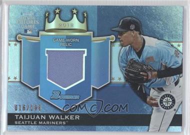 2012 Bowman Draft Picks & Prospects - Futures Game Relics #FGR-TW - Taijuan Walker /199