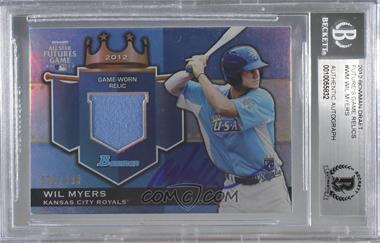 2012 Bowman Draft Picks & Prospects - Futures Game Relics #FGR-WM - Wil Myers /199 [BAS BGS Authentic]