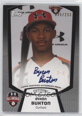 2012 Bowman Draft Picks & Prospects - Under Armour All-American Autographs #UA-BB - Byron Buxton (2011 Under Armour) /233