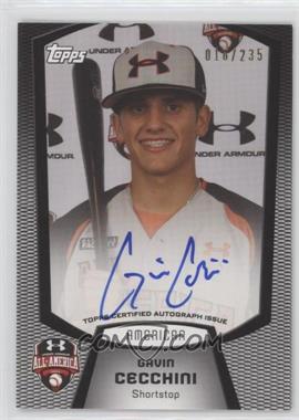 2012 Bowman Draft Picks & Prospects - Under Armour All-American Autographs #UA-GC - Gavin Cecchini (2011 Under Armour) /235