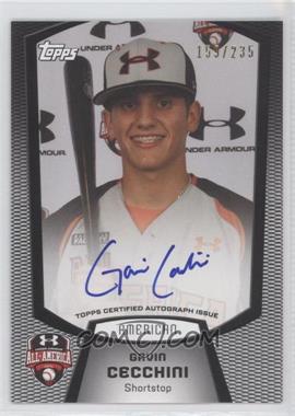 2012 Bowman Draft Picks & Prospects - Under Armour All-American Autographs #UA-GC - Gavin Cecchini (2011 Under Armour) /235