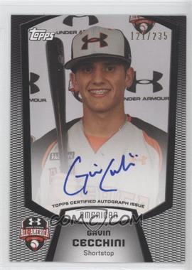 2012 Bowman Draft Picks & Prospects - Under Armour All-American Autographs #UA-GC - Gavin Cecchini (2011 Under Armour) /235