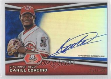 2012 Bowman Platinum - Autographed Prospects - Blue Refractor #AP-DC - Daniel Corcino /199