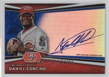 2012 Bowman Platinum - Autographed Prospects - Blue Refractor #AP-DC - Daniel Corcino /199