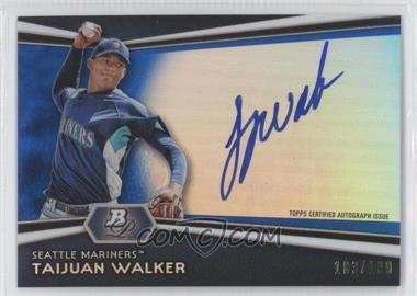 2012 Bowman Platinum - Autographed Prospects - Blue Refractor #AP-TW - Taijuan Walker /199
