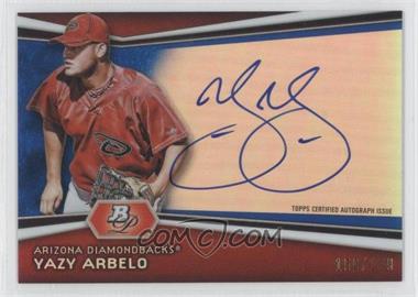 2012 Bowman Platinum - Autographed Prospects - Blue Refractor #AP-YA - Yazy Arbelo /199