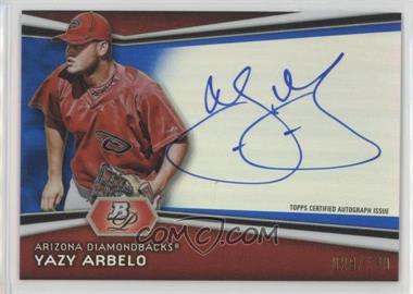 2012 Bowman Platinum - Autographed Prospects - Blue Refractor #AP-YA - Yazy Arbelo /199