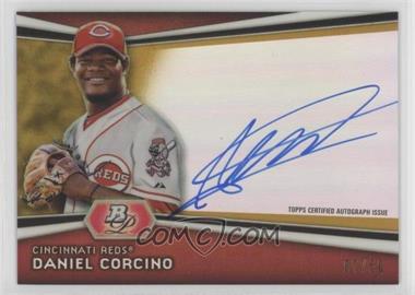 2012 Bowman Platinum - Autographed Prospects - Gold Refractor #AP-DC - Daniel Corcino /50