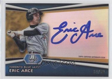 2012 Bowman Platinum - Autographed Prospects - Gold Refractor #AP-EA - Eric Arce /50