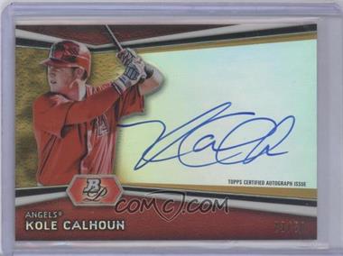 2012 Bowman Platinum - Autographed Prospects - Gold Refractor #AP-KC - Kole Calhoun /50