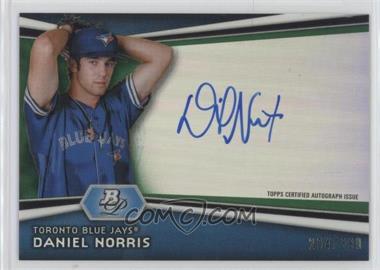 2012 Bowman Platinum - Autographed Prospects - Green Refractor #AP-DN - Daniel Norris /399