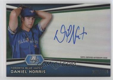 2012 Bowman Platinum - Autographed Prospects - Green Refractor #AP-DN - Daniel Norris /399