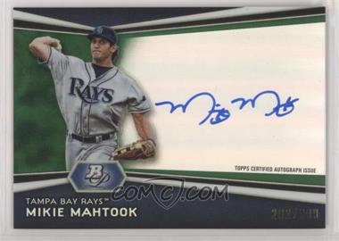 2012 Bowman Platinum - Autographed Prospects - Green Refractor #AP-MM - Mikie Mahtook /399 [EX to NM]