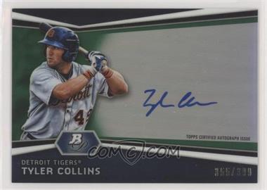 2012 Bowman Platinum - Autographed Prospects - Green Refractor #AP-TC - Tyler Collins /399 [EX to NM]