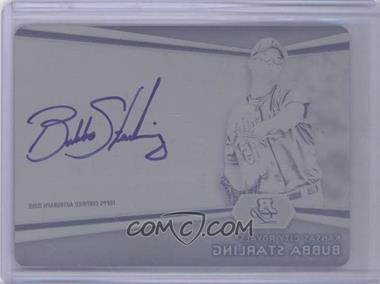 2012 Bowman Platinum - Autographed Prospects - Printing Plate Black #AP-BS - Bubba Starling /1